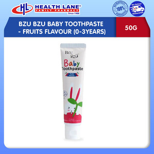 BZU BZU BABY TOOTHPASTE (50G) - FRUITS FLAVOUR (0-3YEARS)